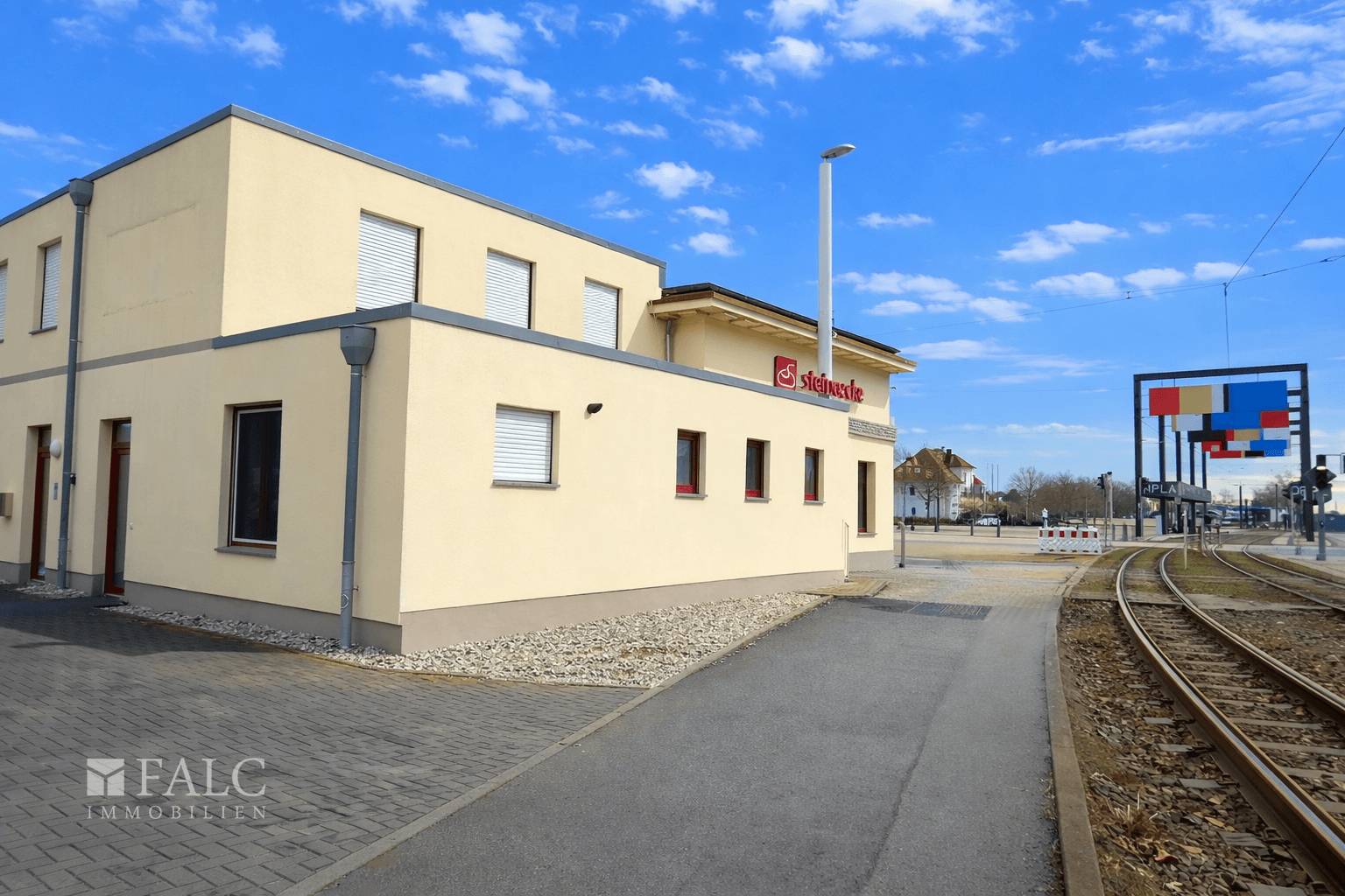 Ansicht vom Parkplatz 